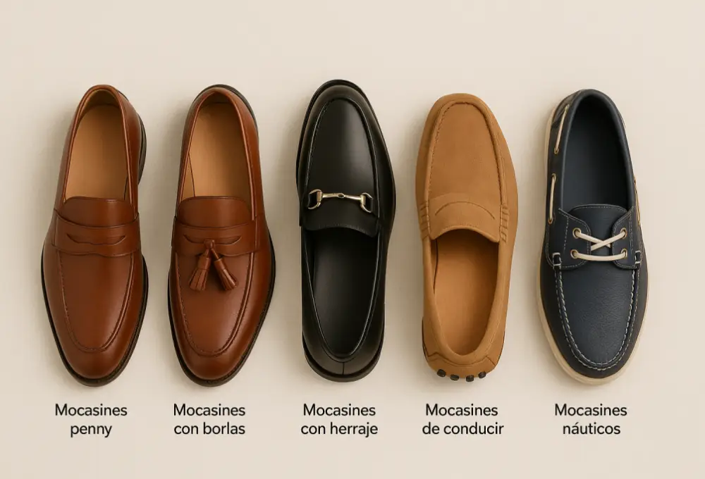 Tipos de mocasines y cómo combinarlos